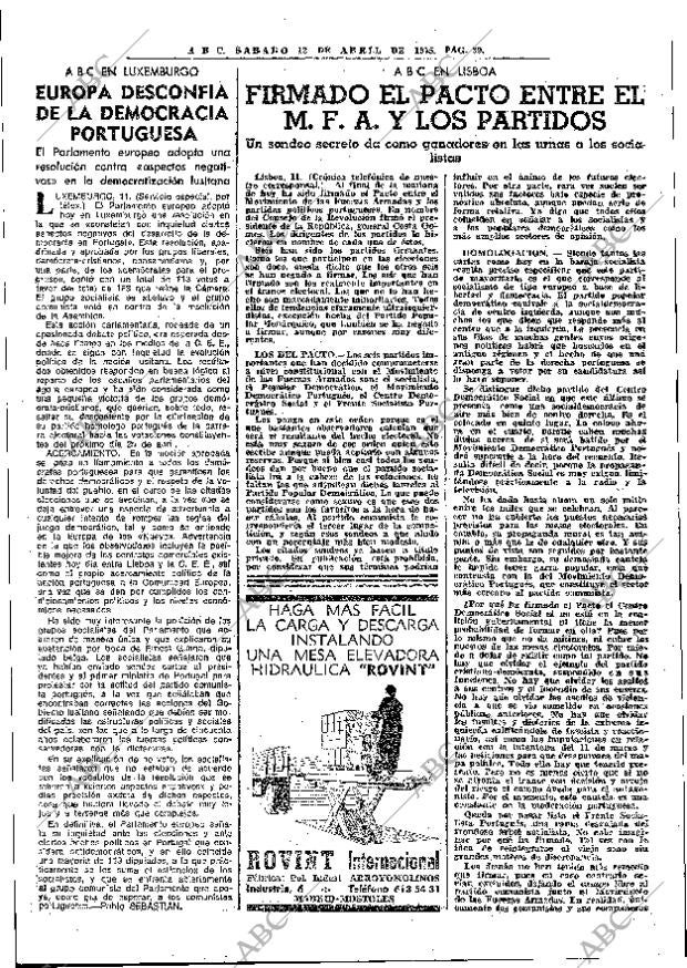 ABC MADRID 12-04-1975 página 39