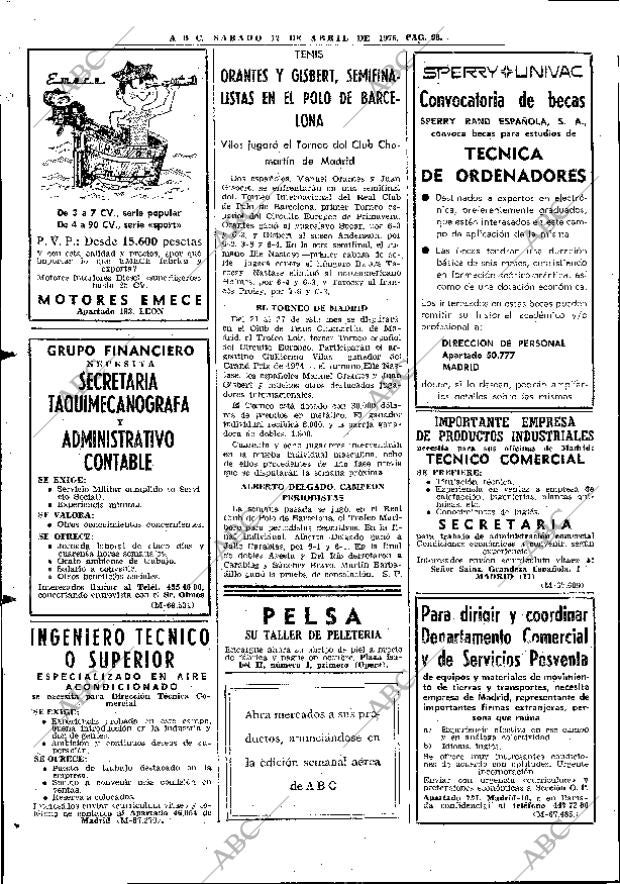 ABC MADRID 12-04-1975 página 98