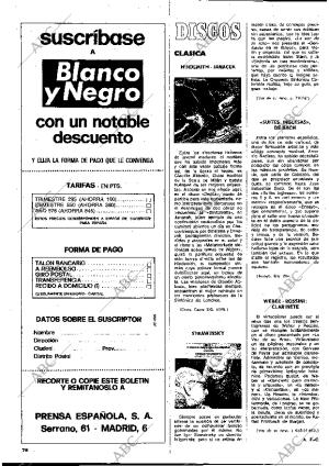 BLANCO Y NEGRO MADRID 12-04-1975 página 78