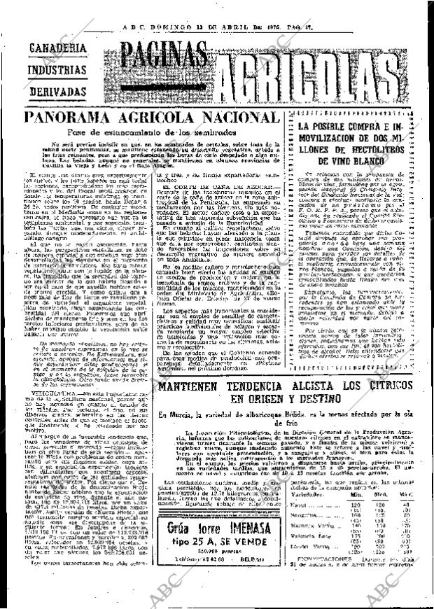 ABC MADRID 13-04-1975 página 47