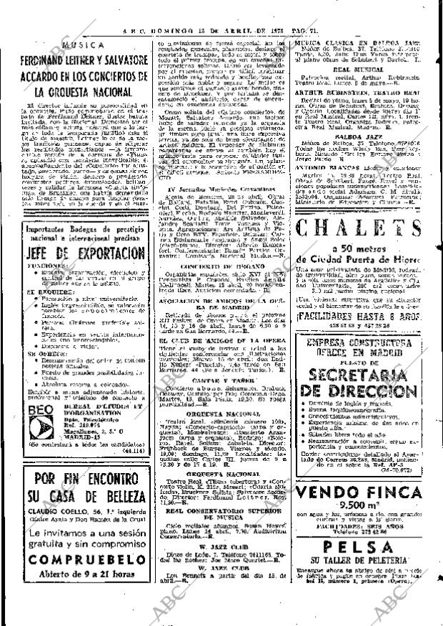 ABC MADRID 13-04-1975 página 71