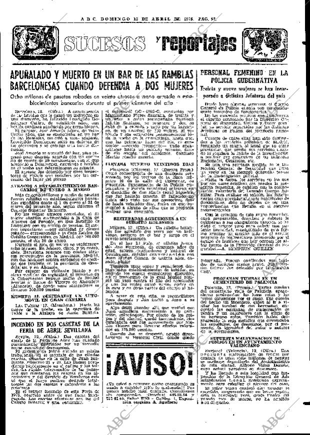 ABC MADRID 13-04-1975 página 97