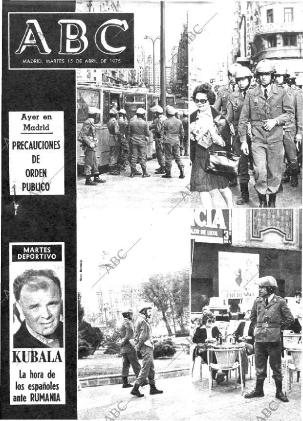 ABC MADRID 15-04-1975 página 1