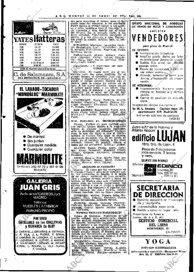 ABC MADRID 15-04-1975 página 106