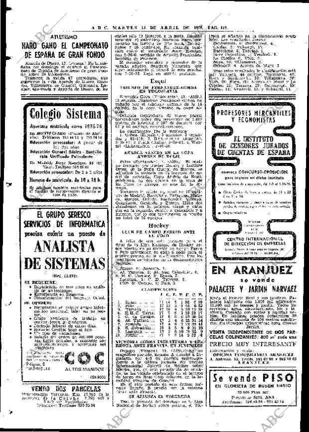 ABC MADRID 15-04-1975 página 112