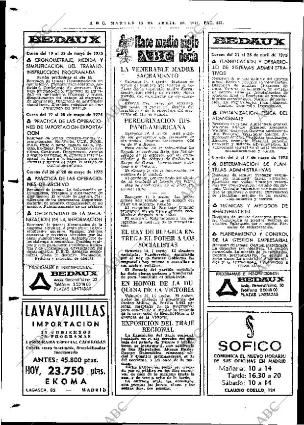 ABC MADRID 15-04-1975 página 122