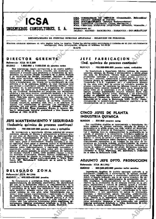 ABC MADRID 15-04-1975 página 26
