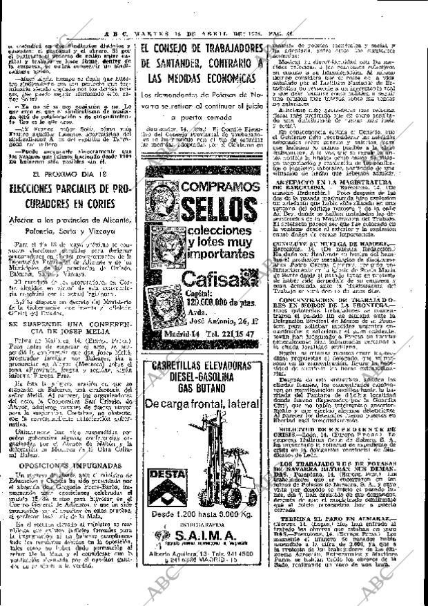 ABC MADRID 15-04-1975 página 34