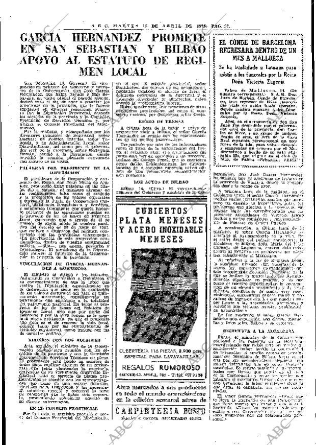 ABC MADRID 15-04-1975 página 37