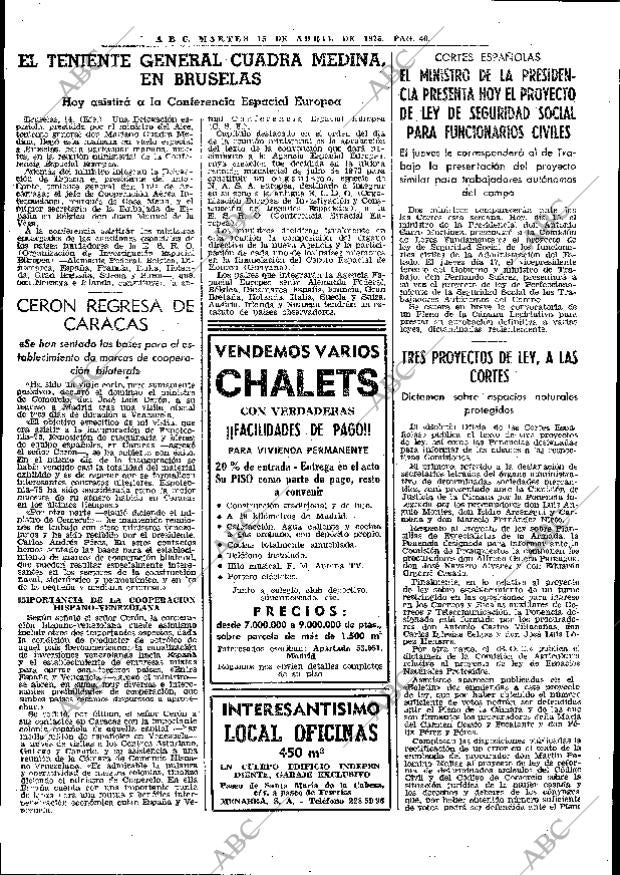 ABC MADRID 15-04-1975 página 40