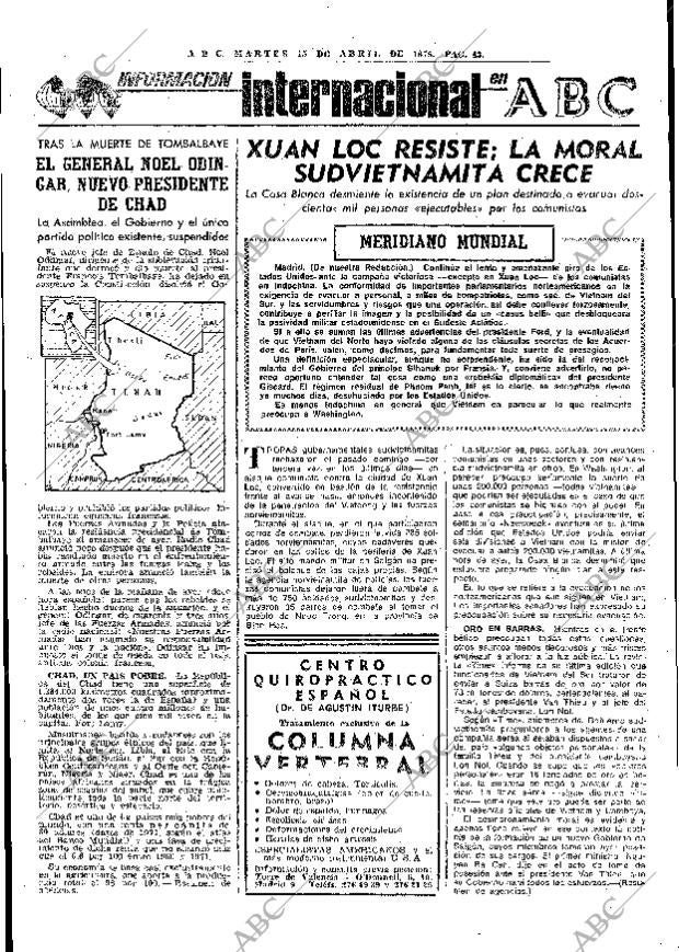 ABC MADRID 15-04-1975 página 43