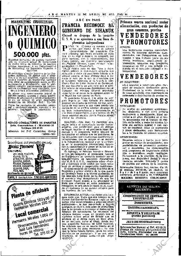 ABC MADRID 15-04-1975 página 44