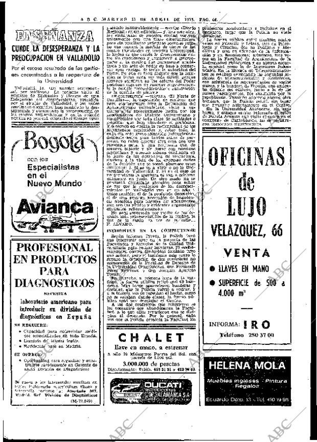 ABC MADRID 15-04-1975 página 64