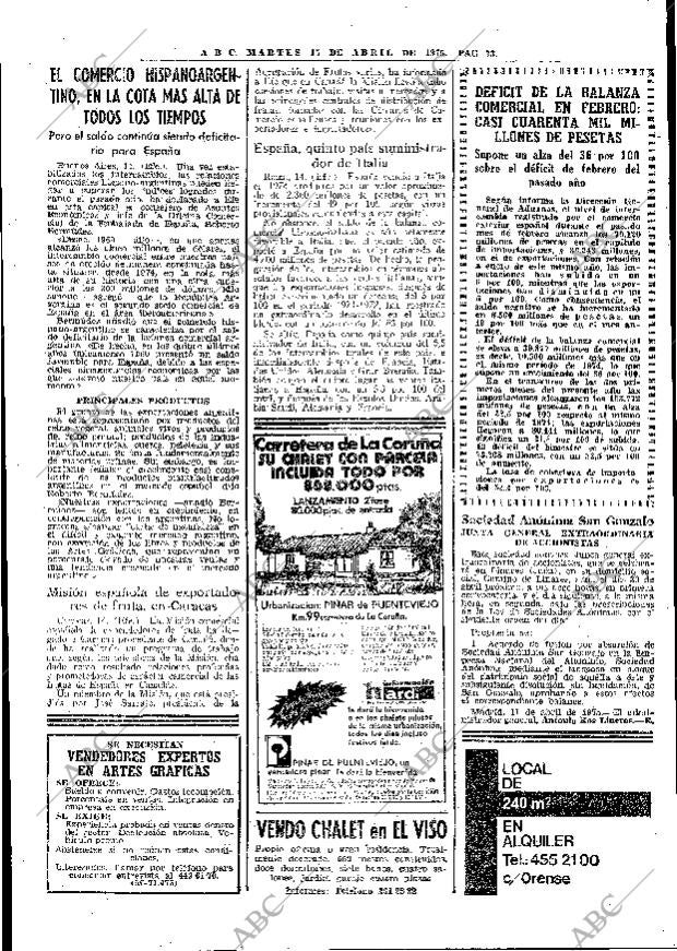 ABC MADRID 15-04-1975 página 73