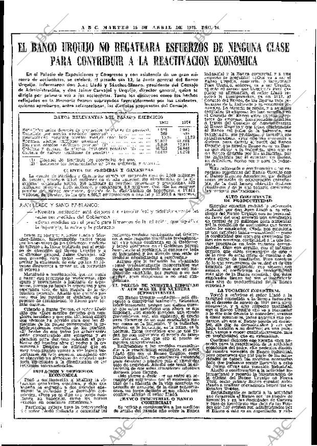 ABC MADRID 15-04-1975 página 74