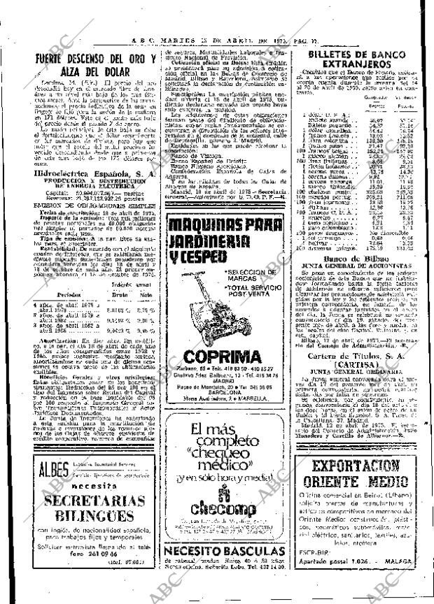 ABC MADRID 15-04-1975 página 77