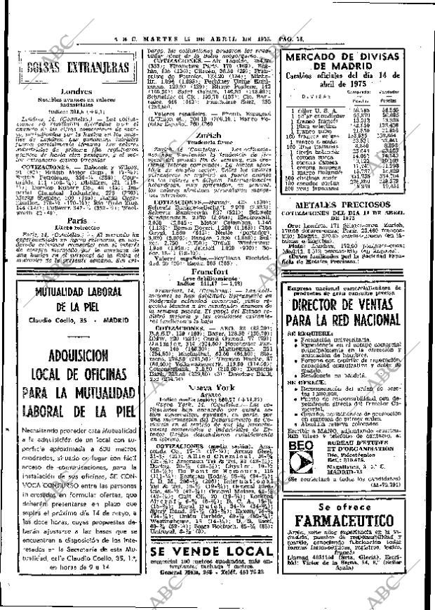 ABC MADRID 15-04-1975 página 78