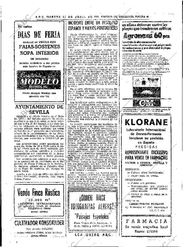 ABC SEVILLA 15-04-1975 página 42