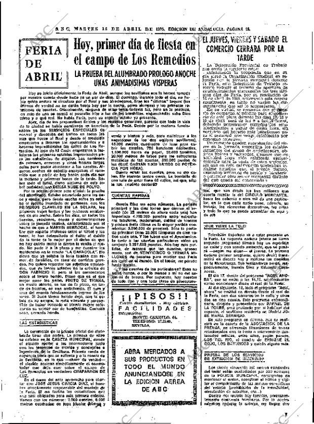 ABC SEVILLA 15-04-1975 página 45