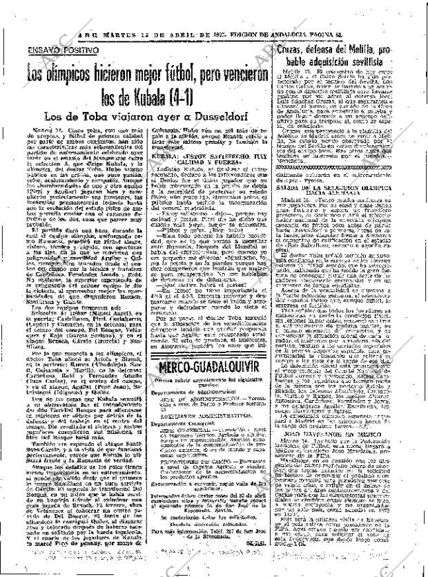ABC SEVILLA 15-04-1975 página 61