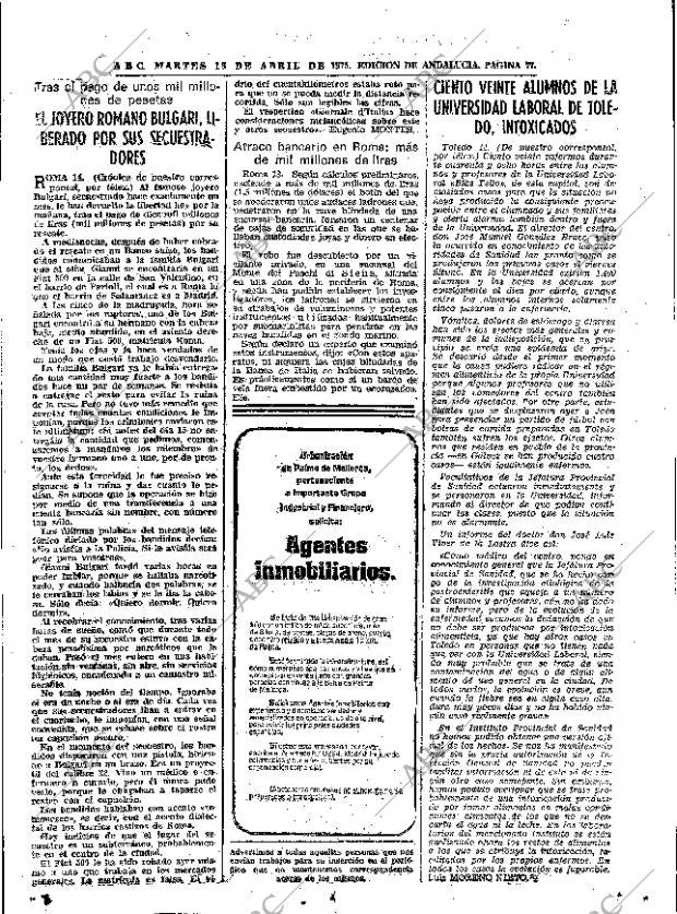 ABC SEVILLA 15-04-1975 página 77