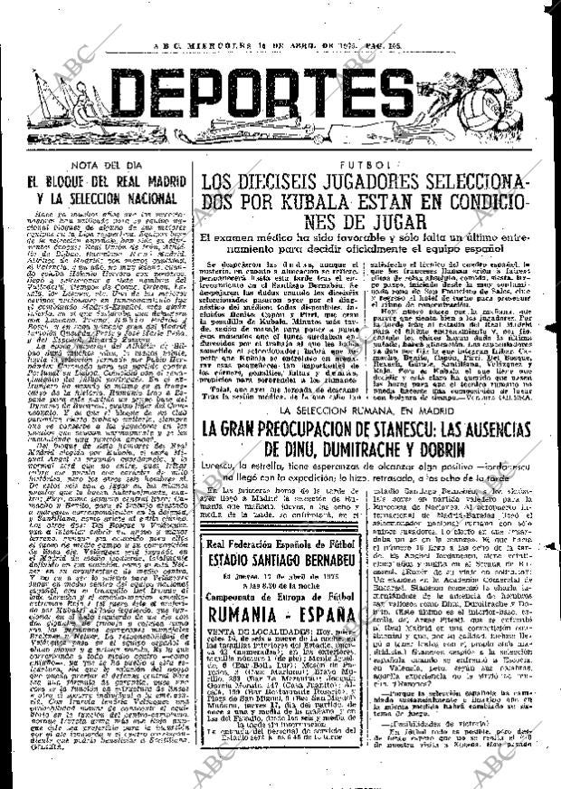 ABC MADRID 16-04-1975 página 105