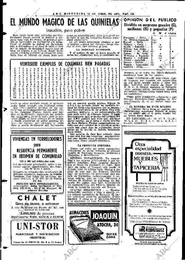 ABC MADRID 16-04-1975 página 110