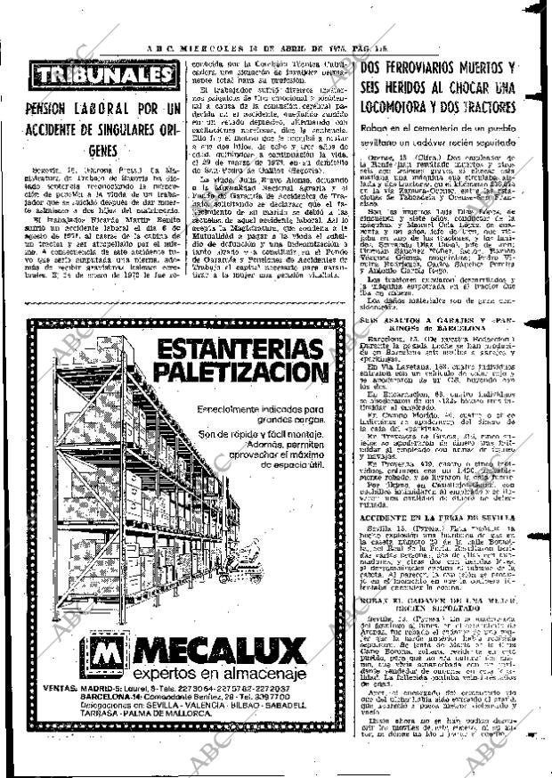 ABC MADRID 16-04-1975 página 115