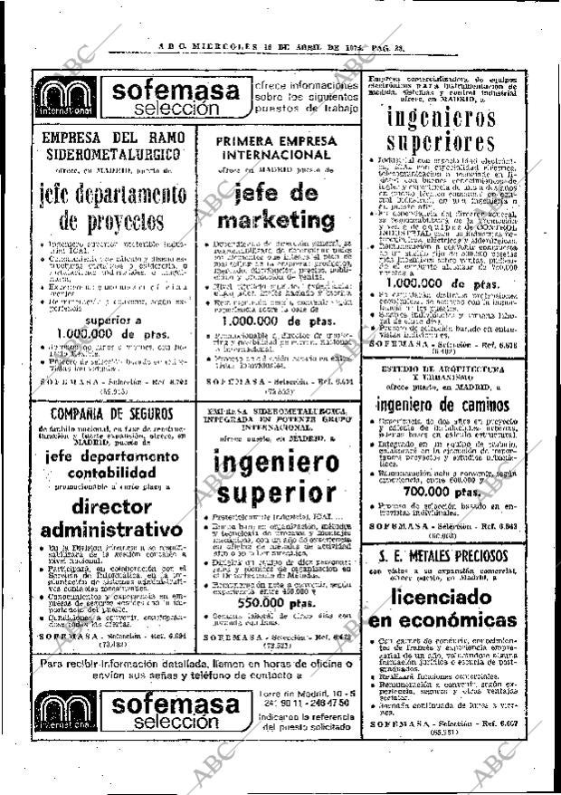 ABC MADRID 16-04-1975 página 38