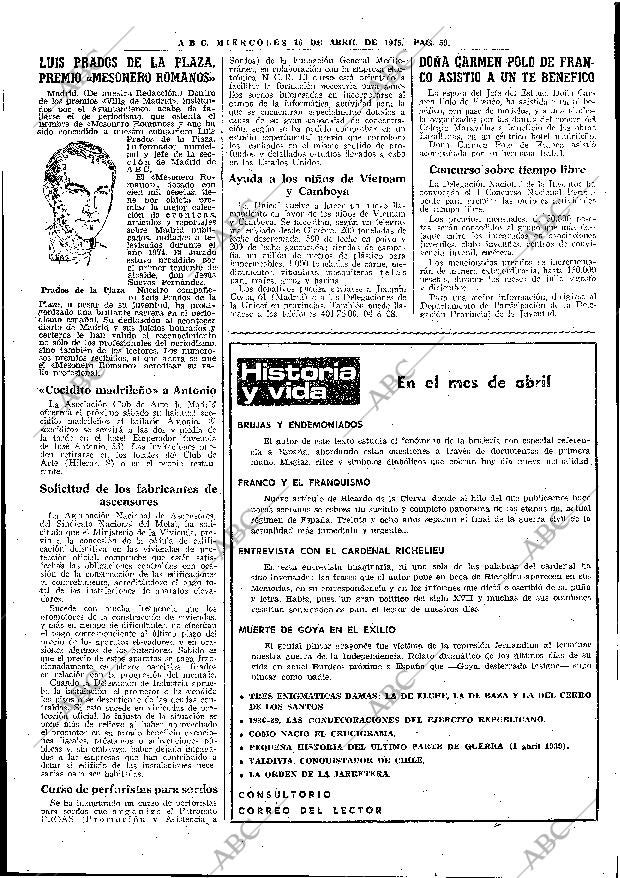 ABC MADRID 16-04-1975 página 59