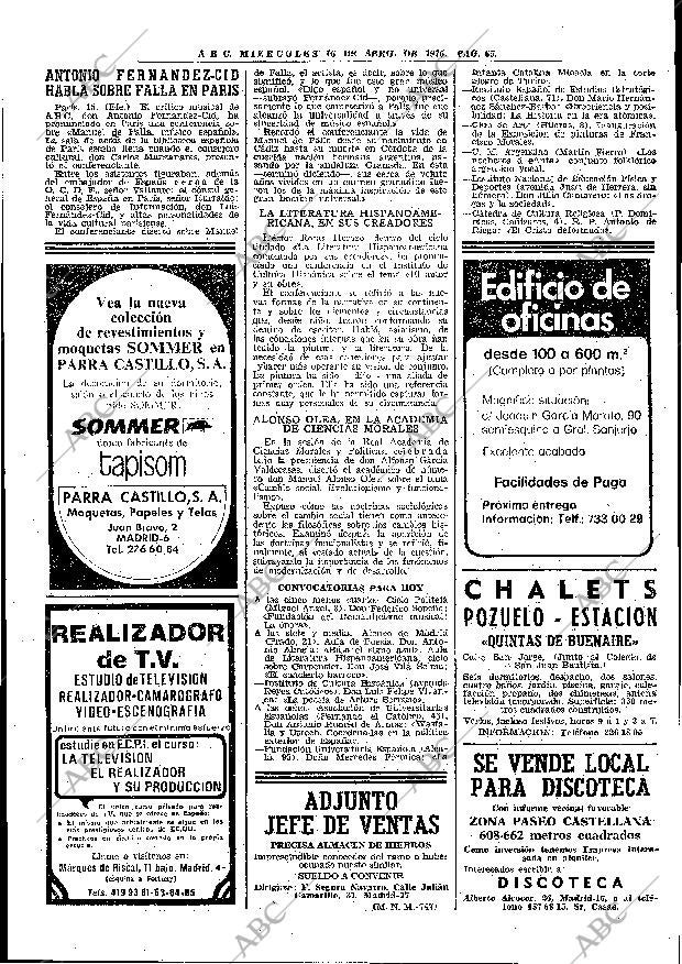 ABC MADRID 16-04-1975 página 65
