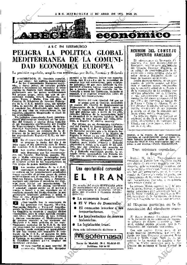 ABC MADRID 16-04-1975 página 69