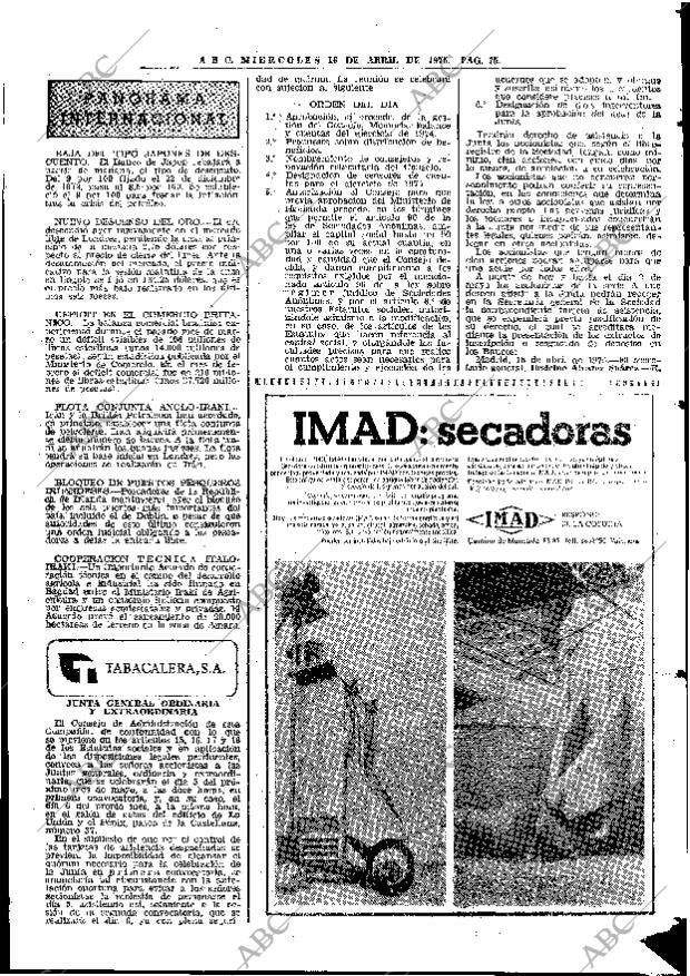 ABC MADRID 16-04-1975 página 75