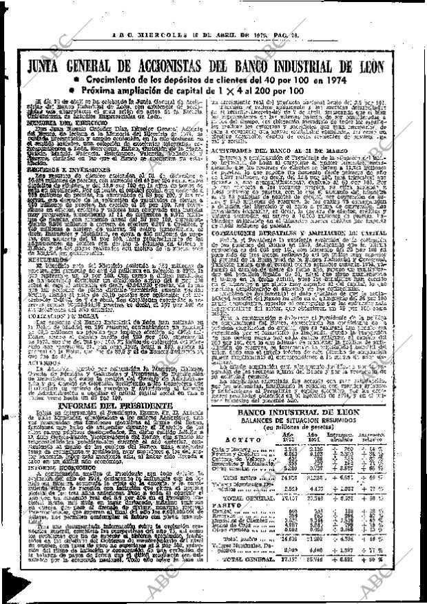 ABC MADRID 16-04-1975 página 76