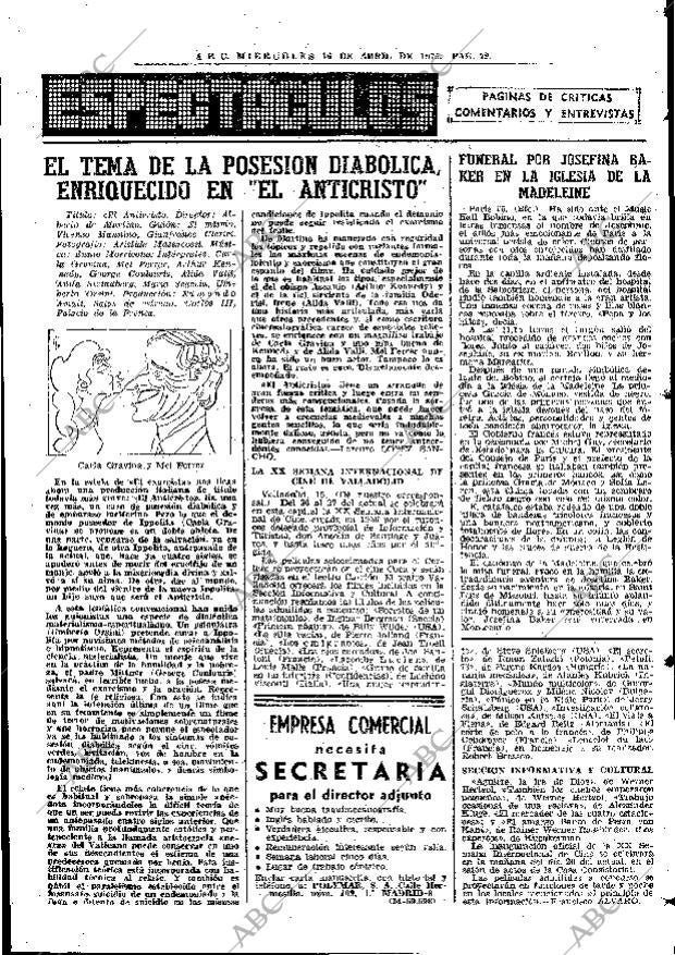 ABC MADRID 16-04-1975 página 79