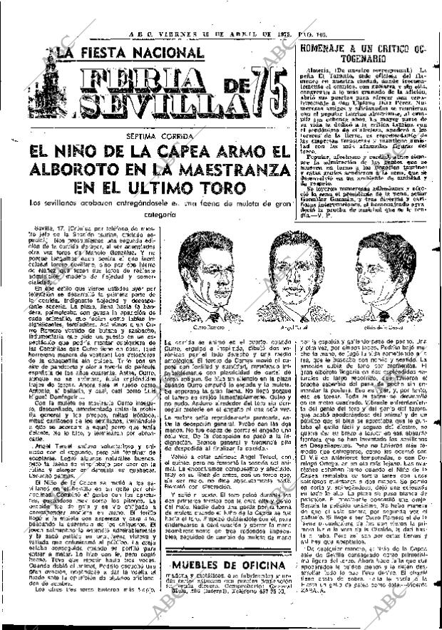 ABC MADRID 18-04-1975 página 105