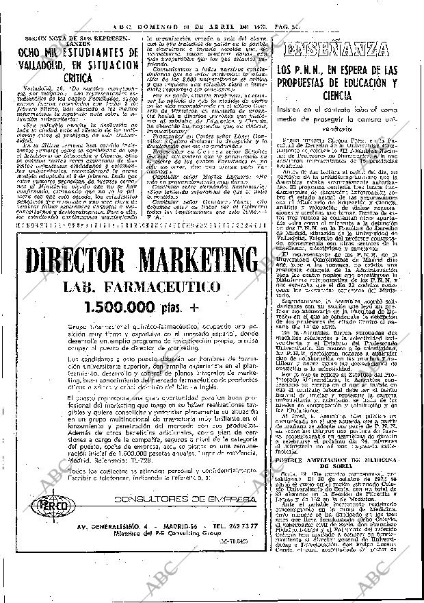 ABC MADRID 20-04-1975 página 22