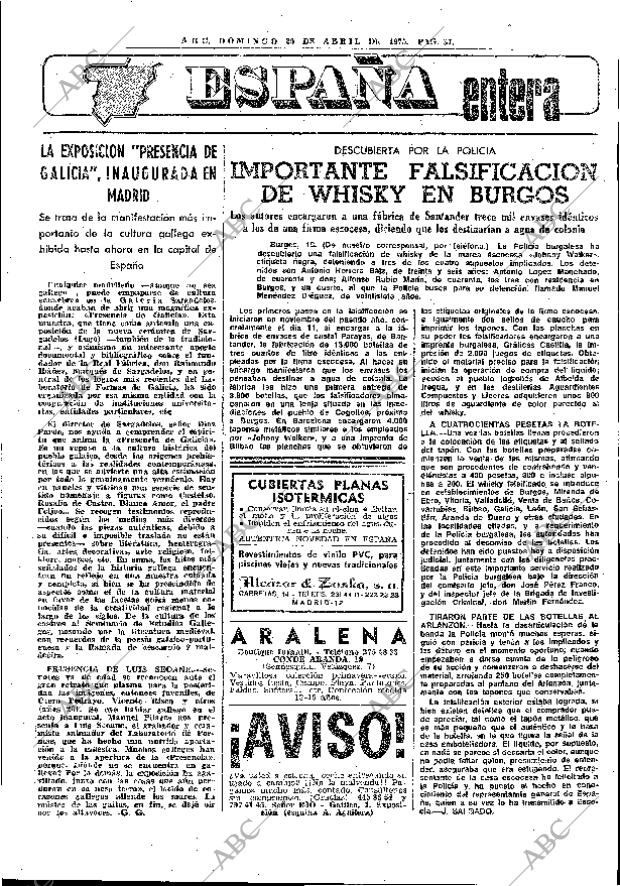 ABC MADRID 20-04-1975 página 37