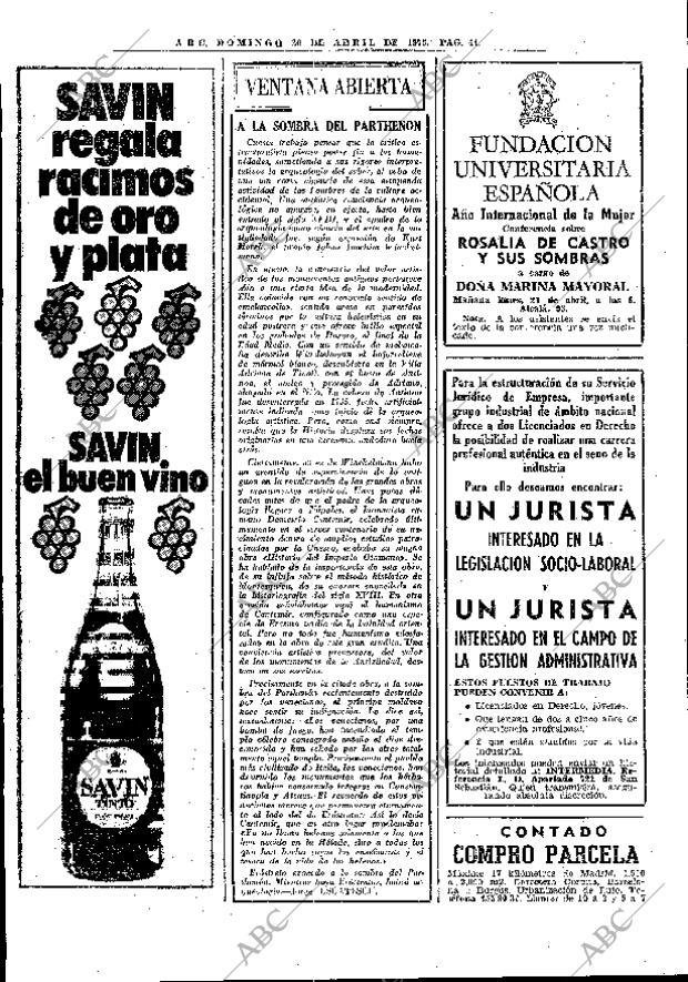 ABC MADRID 20-04-1975 página 44