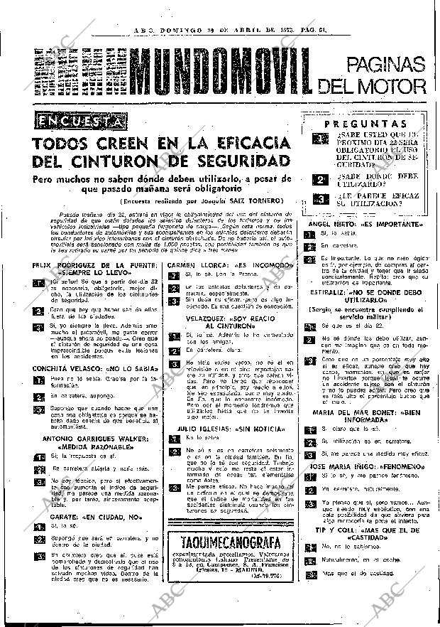 ABC MADRID 20-04-1975 página 61