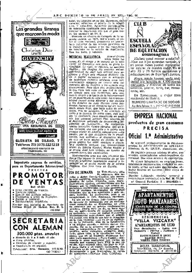 ABC MADRID 20-04-1975 página 66