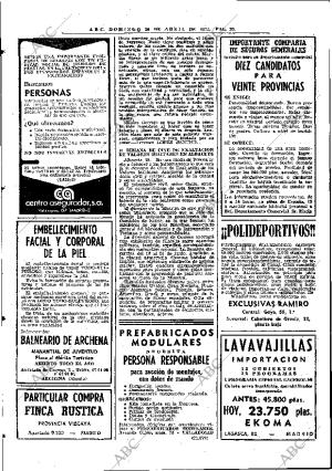 ABC MADRID 20-04-1975 página 70