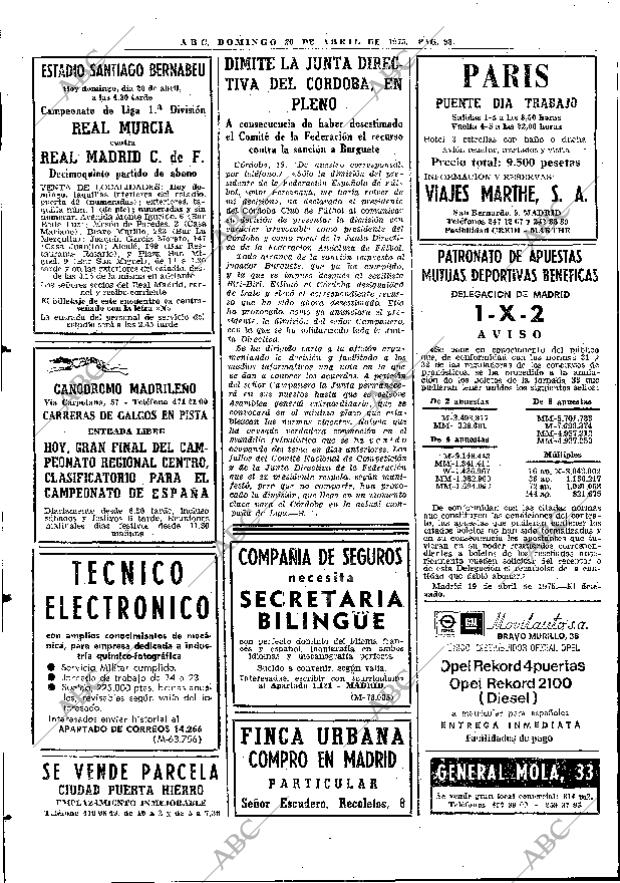ABC MADRID 20-04-1975 página 98