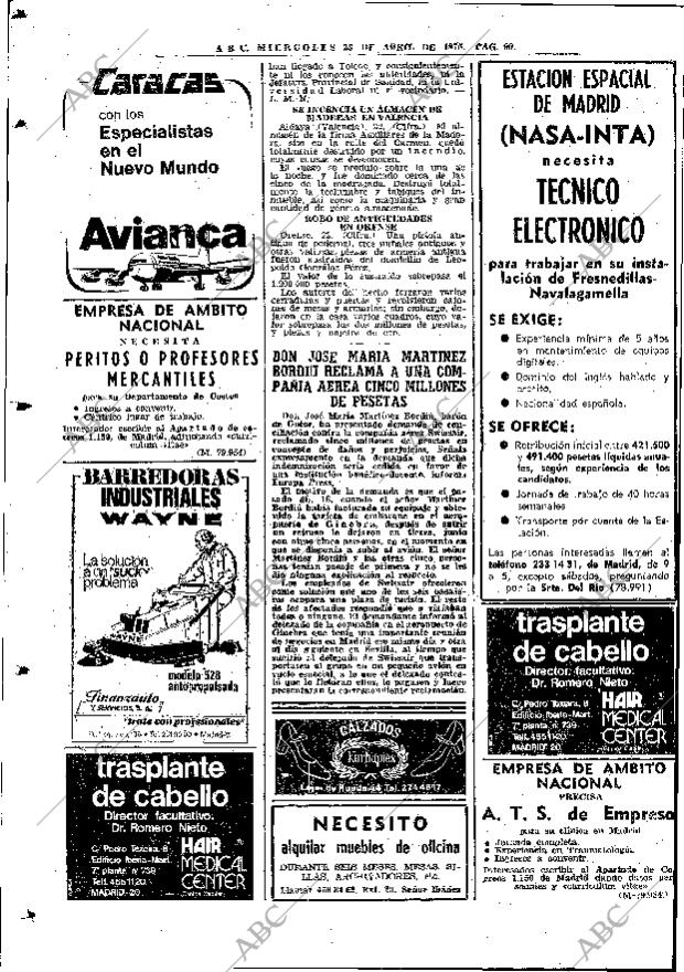 ABC MADRID 23-04-1975 página 114