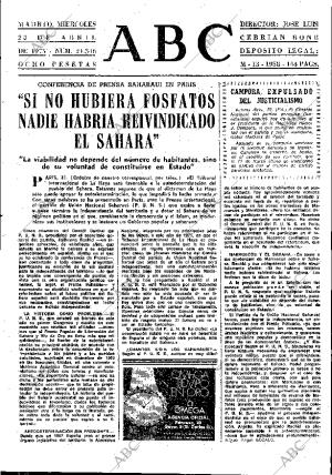 ABC MADRID 23-04-1975 página 25