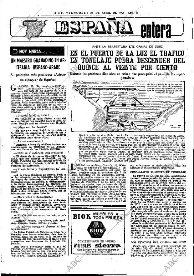 ABC MADRID 23-04-1975 página 49