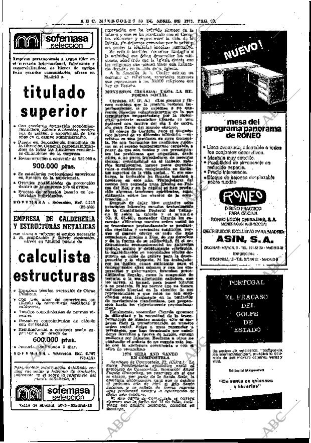 ABC MADRID 23-04-1975 página 56