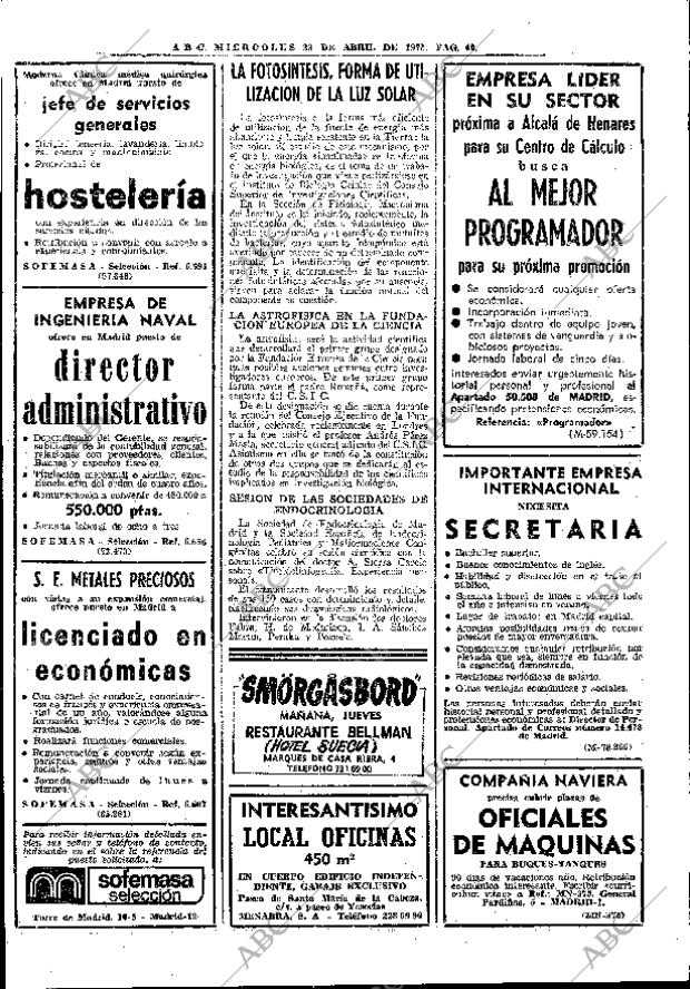 ABC MADRID 23-04-1975 página 64
