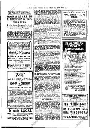 ABC MADRID 23-04-1975 página 65