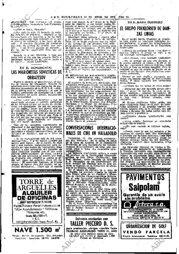 ABC MADRID 23-04-1975 página 80